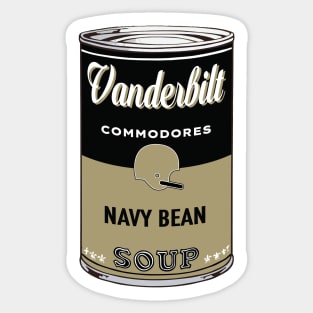 Vanderbilt Commodores Soup Can Sticker